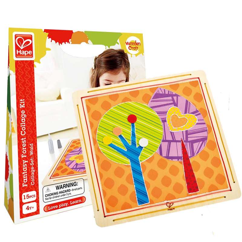 Hape - Arts & Crafts Collage Kit - Fantasy Forest