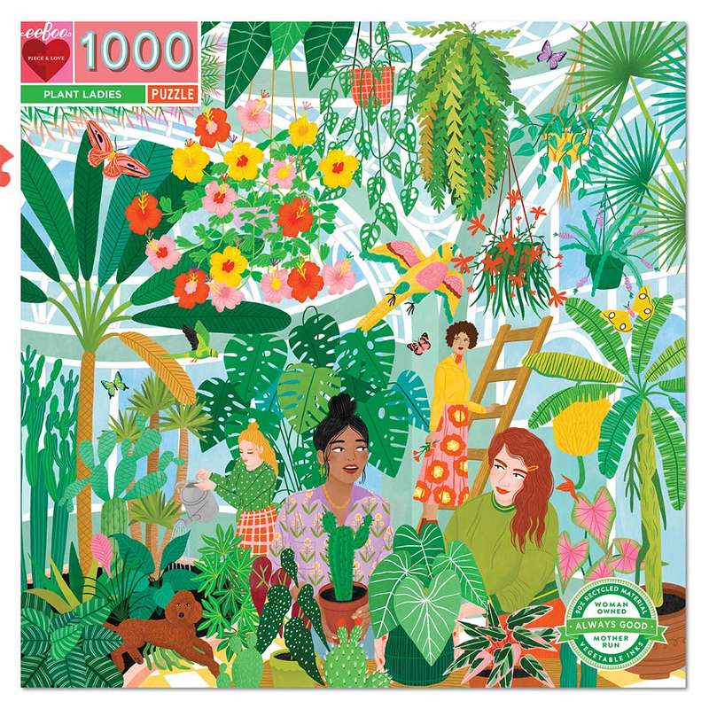 eeBoo - Plant Ladies 1000pc Puzzle