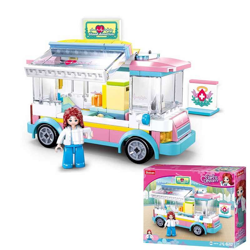 Sluban - Girls Dream - Ambulance - 195pcs