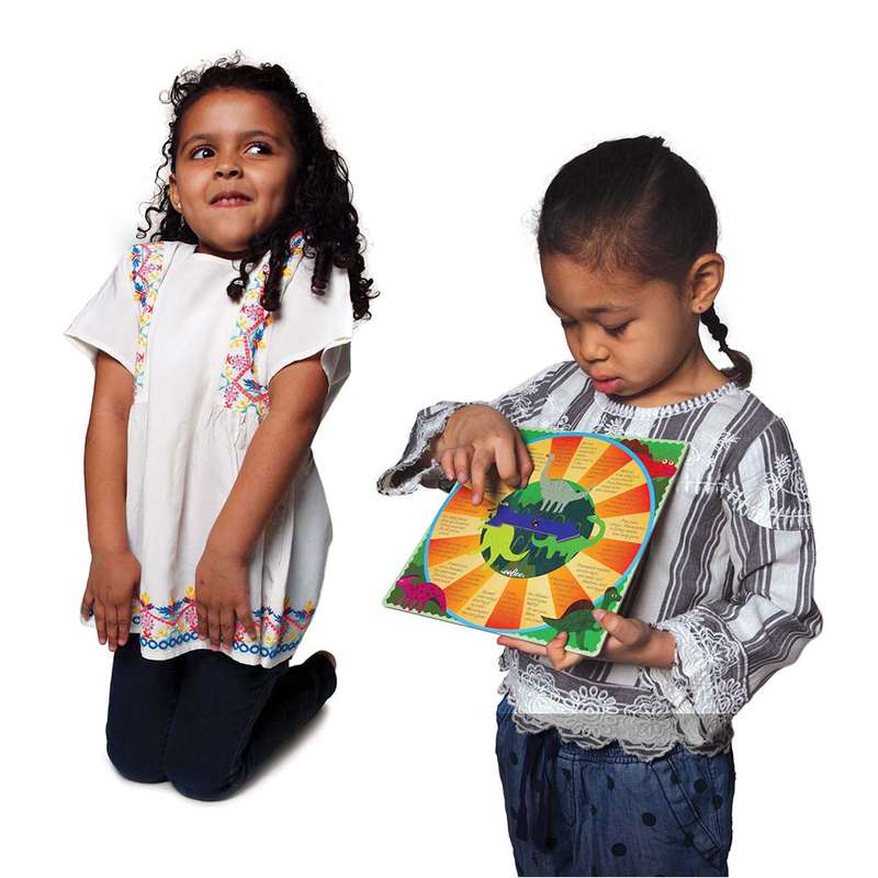 eeBoo - Dinosaur Fun in Action Spinner Game
