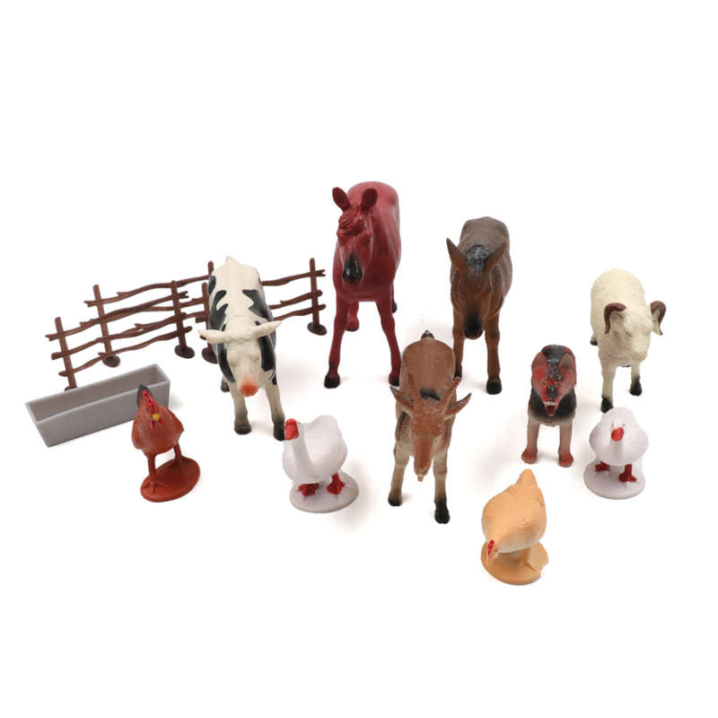 Planet Greenbean - Wild and Farm Animal Playset - 30pcs