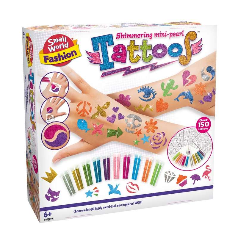 Small World Toys - Shimmering Mini-Pearl Tattoos