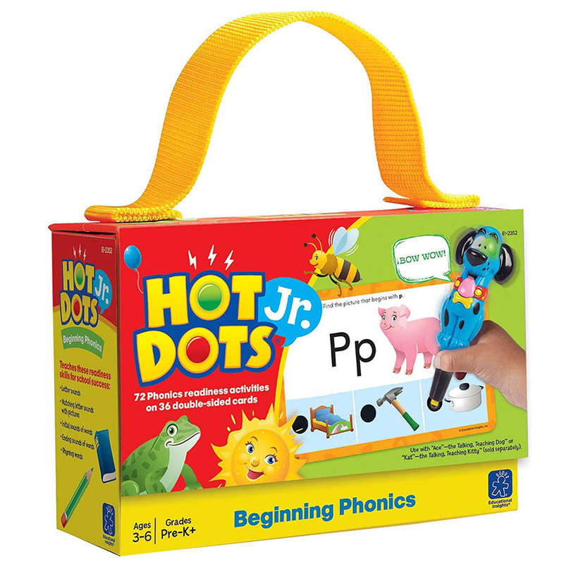 Educational Insights - Hot Dots® - Junior Card Set - Beginning Phonics