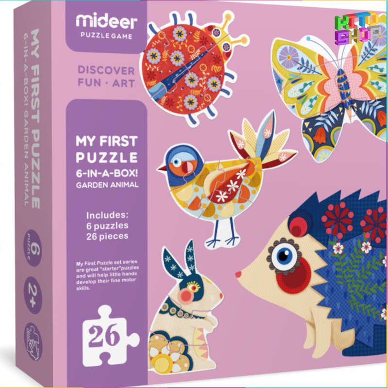 Mideer - My First Puzzle - Garden Animal - 26pcs