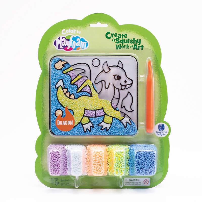 Educational Insights - Colour By Playfoam® Dragon
