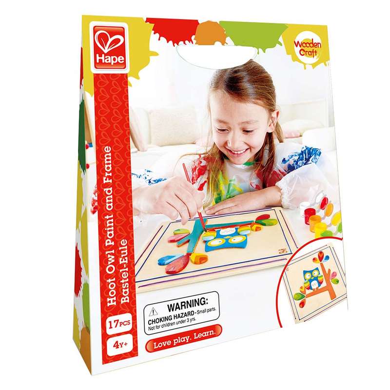 Hape - Paint & Frame - Hoot Owl