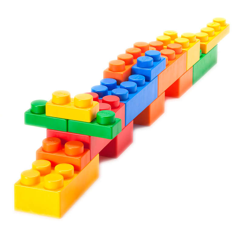 Create By Greenbean - Jumbo Soft Blocks - Mixed - 60pcs - Box