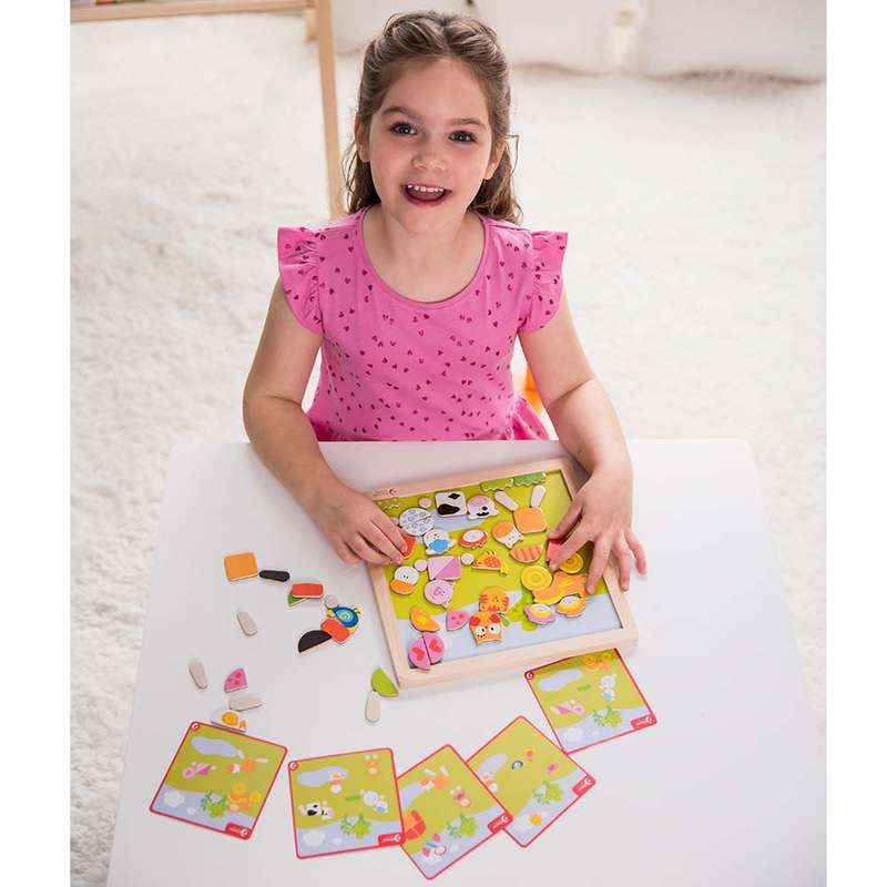 Classic World - Farm Magnetic Activity Box - 50pcs