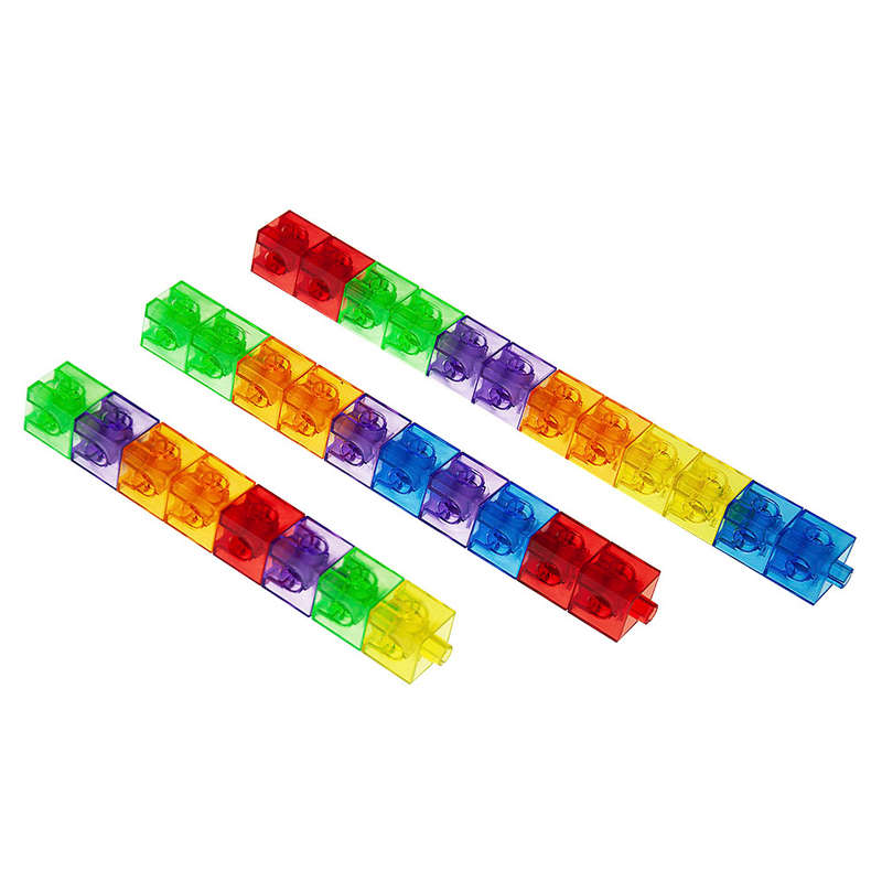 Create By Greenbean - Translucent Linking Cubes 300pcs in Polybag