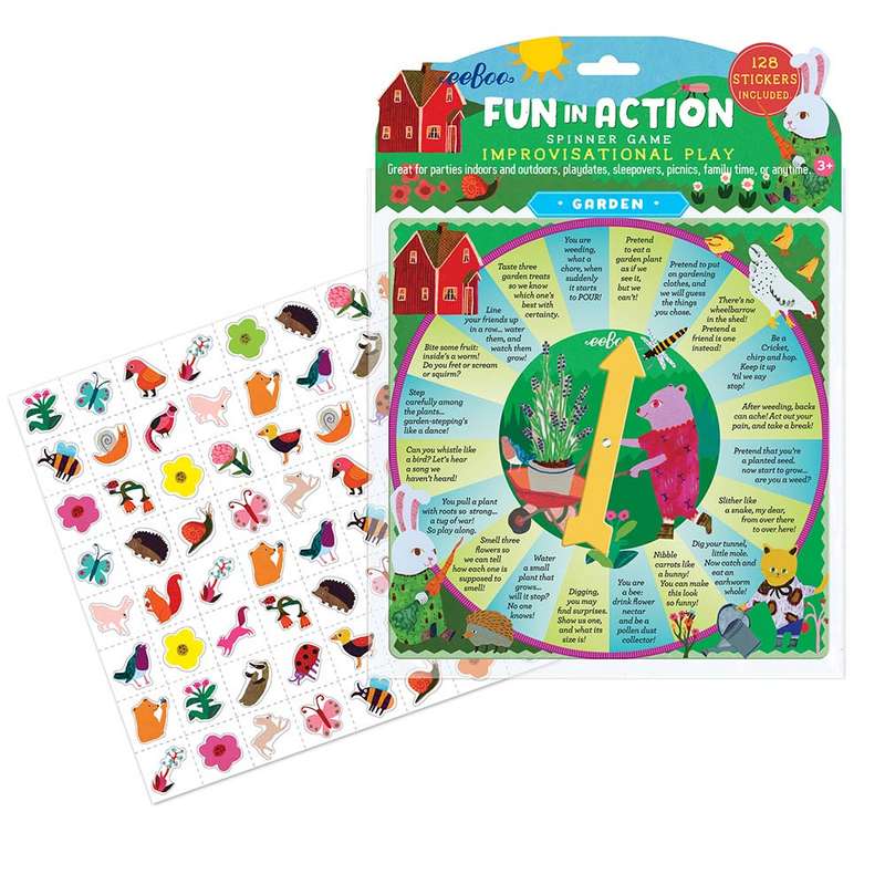eeBoo - Garden Fun In Action Spinner Game
