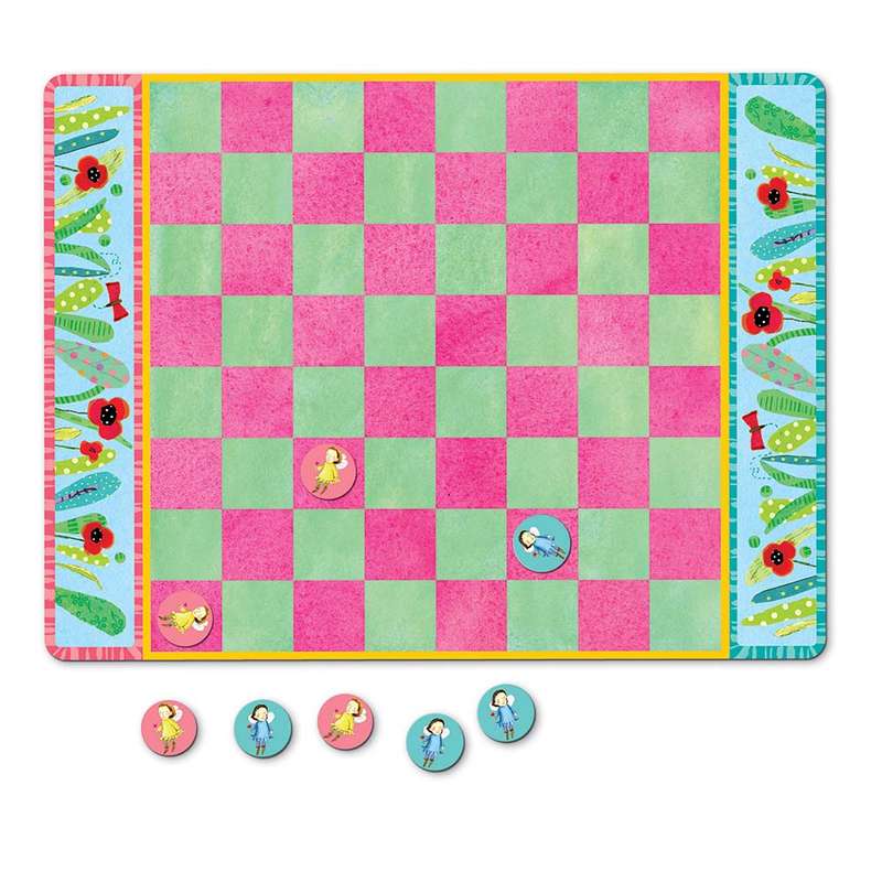 eeBoo - Fairies Checkers Magnetic Game