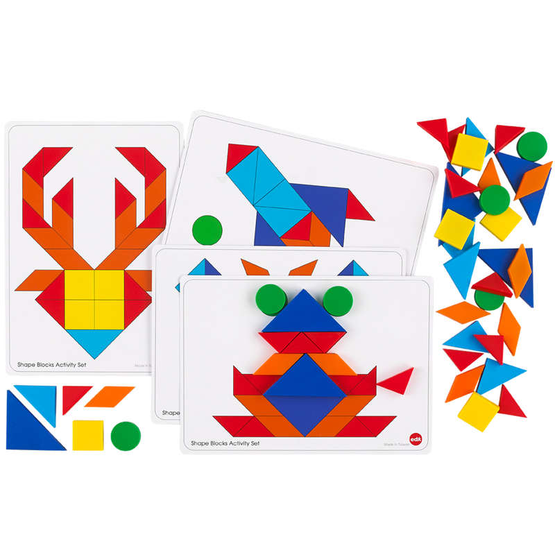 EDX Education - Shape Blocks Activity Set - 112pcs