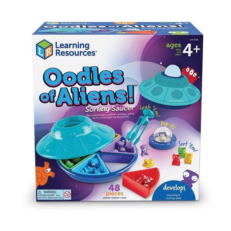 Learning Resources - Doodles of Aliens! Sorting Saucer