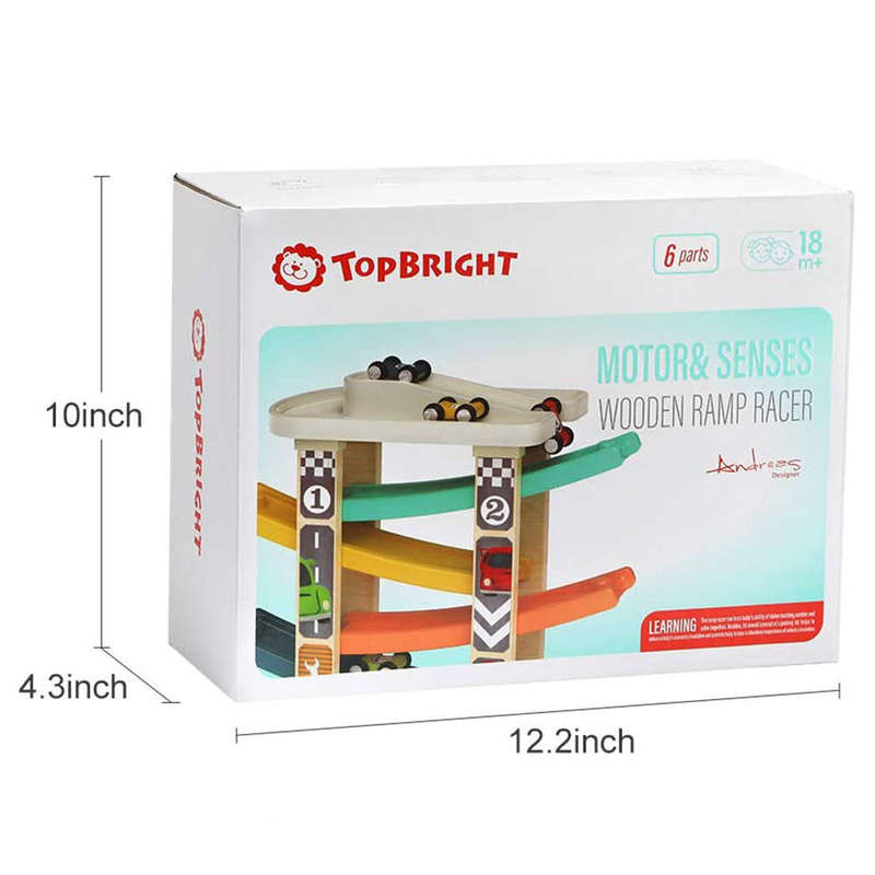TopBright - Ramp Car Racer with 4 Tracks