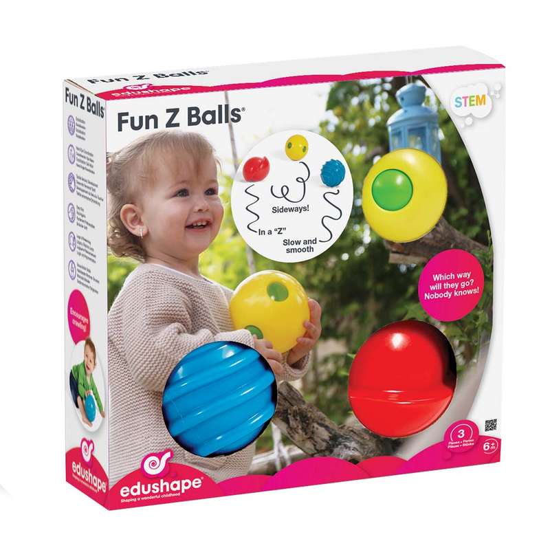 edushape - Fun Z Balls - 3pcs