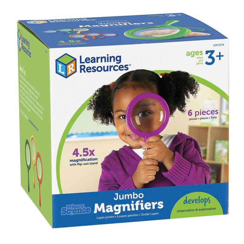 Learning Resources - Primary Science® - Jumbo Magnifiers (6)