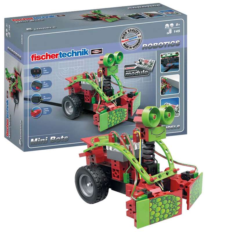 fischertechnik Home Education - Mini Bots Learner Kit - Requires: 9V Block battery