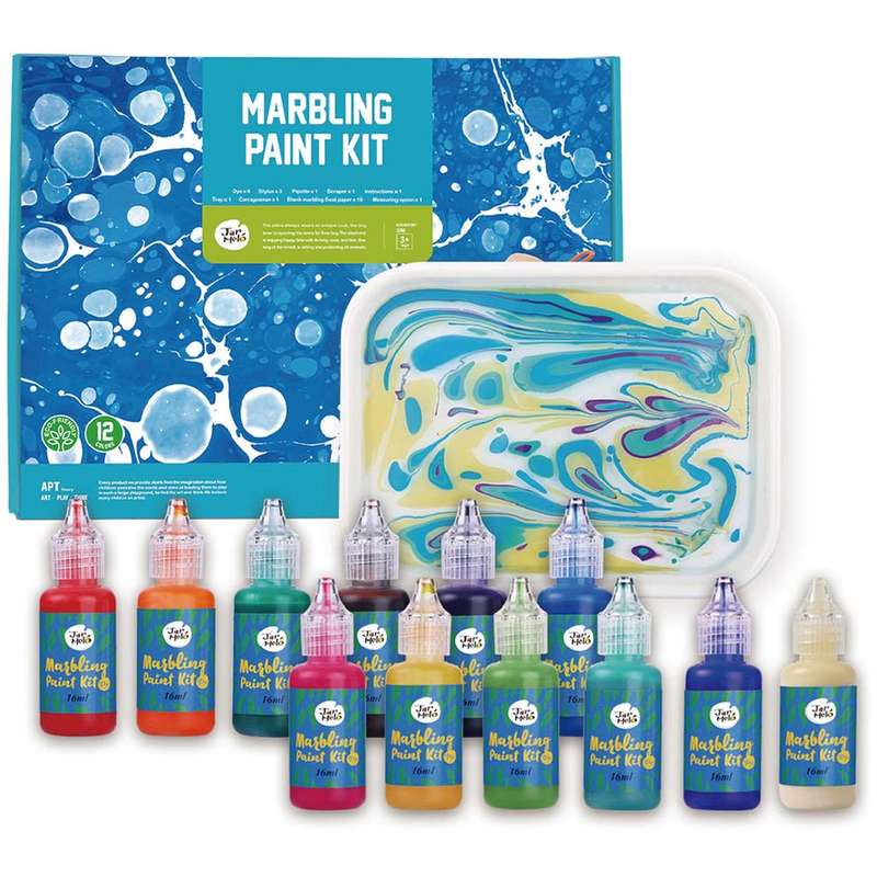 Jar Meló - Marbling Paint Kit - 12 Colours