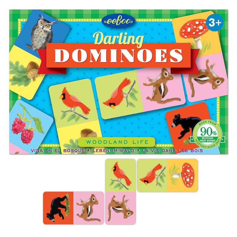 eeBoo - Woodland Life Darling Dominoes