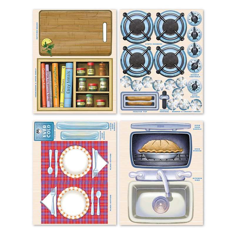 eeBoo - Kitchen Pretend Play Stickers