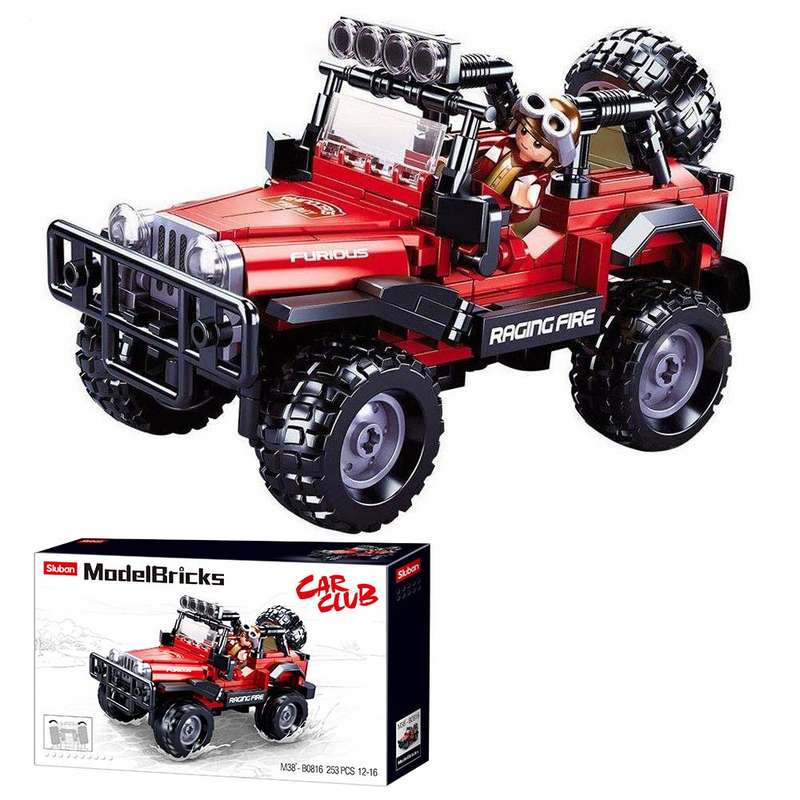 Sluban - Model Bricks - Jeep - 253pcs