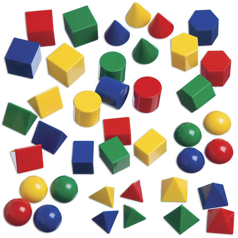 EDX Education - Geometric Solids - Mini 25mm - 40pcs Polybag