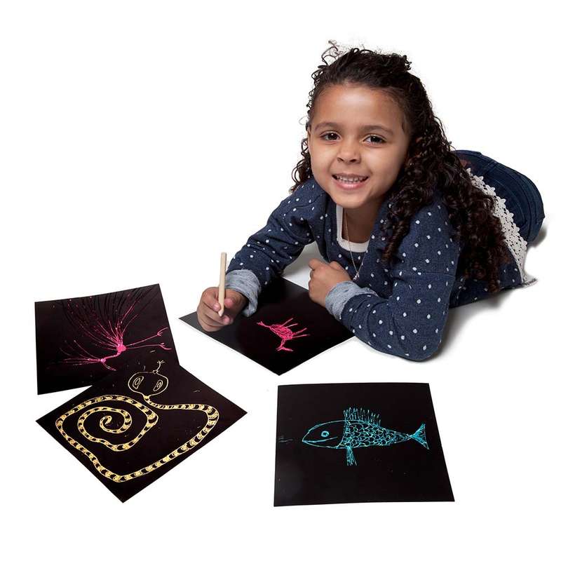 eeBoo - Foil Scratch Papers