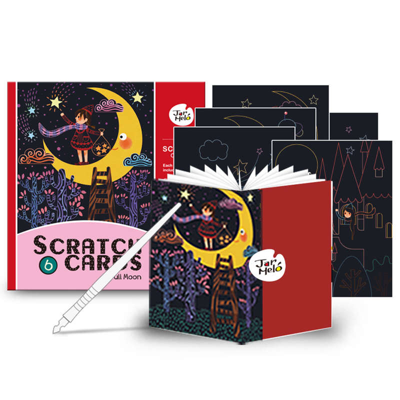 Jar Meló - Scratch Cards Set - Full moon