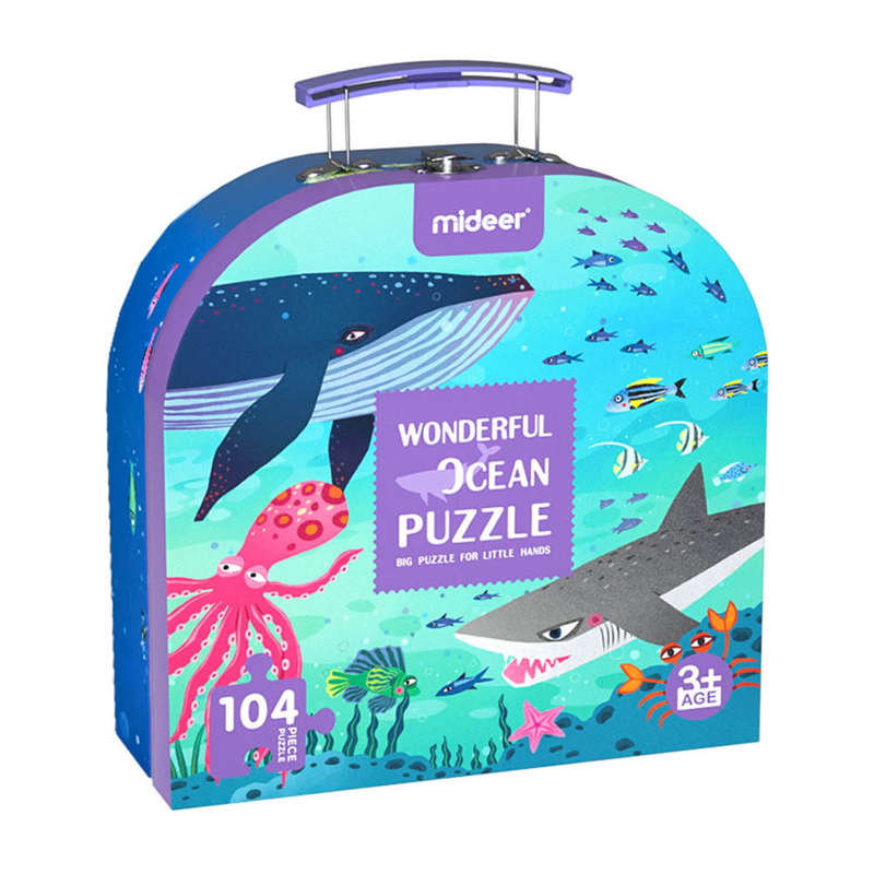 Mideer - Gift Box Puzzle - Wonderful Ocean - 104pcs