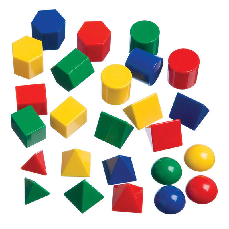 EDX Education - Geometric Solids - Mini 25mm - 40pcs Polybag