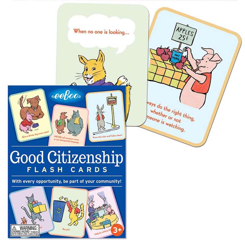 eeBoo - Good Citizenship Flash Cards