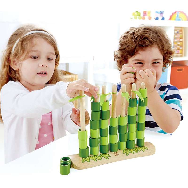 Hape - Bamboo - Quattro - 4 in a Row Game