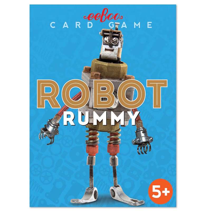 eeBoo - Robot Rummy Playing Cards