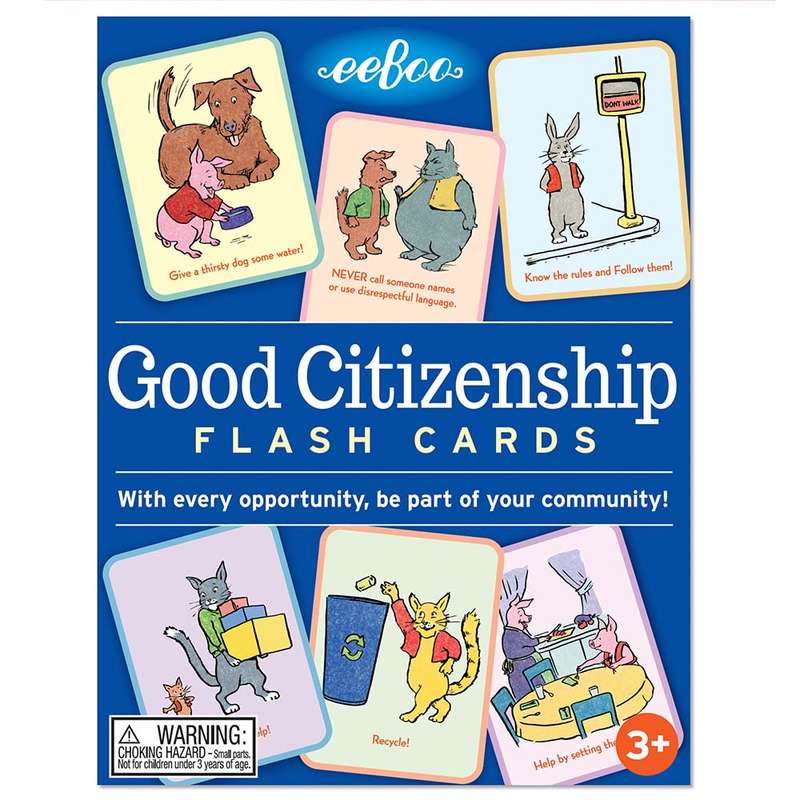 eeBoo - Good Citizenship Flash Cards