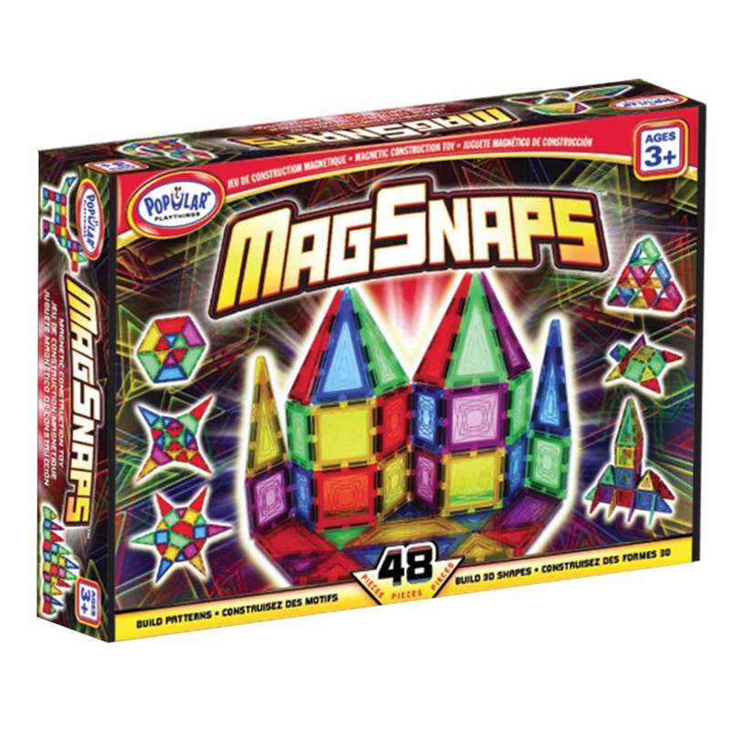 Popular Playthings - Mag-Snaps - 48pcs
