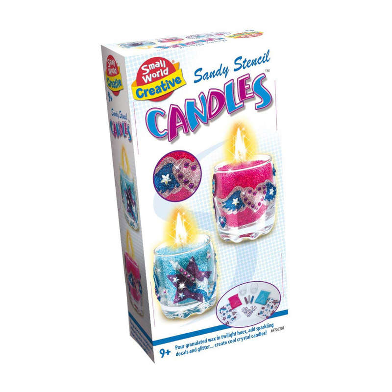 Small World Toys - Sandy Stencil Candles Arts & Crafts Kit