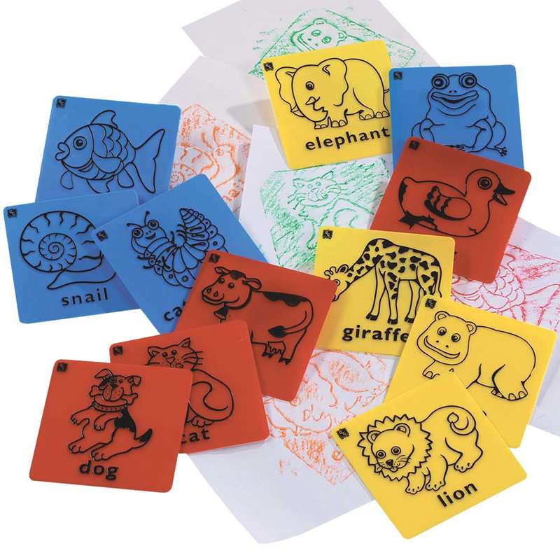 EDX Education - Rubs Animals 12pc