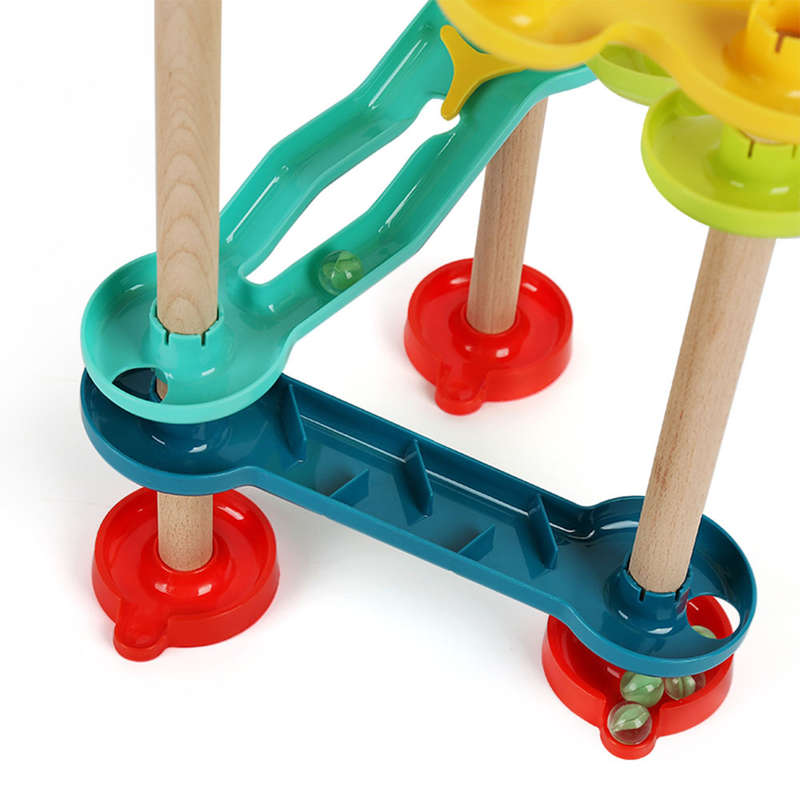 TopBright - 5-Track Marble Run - 47 Pieces