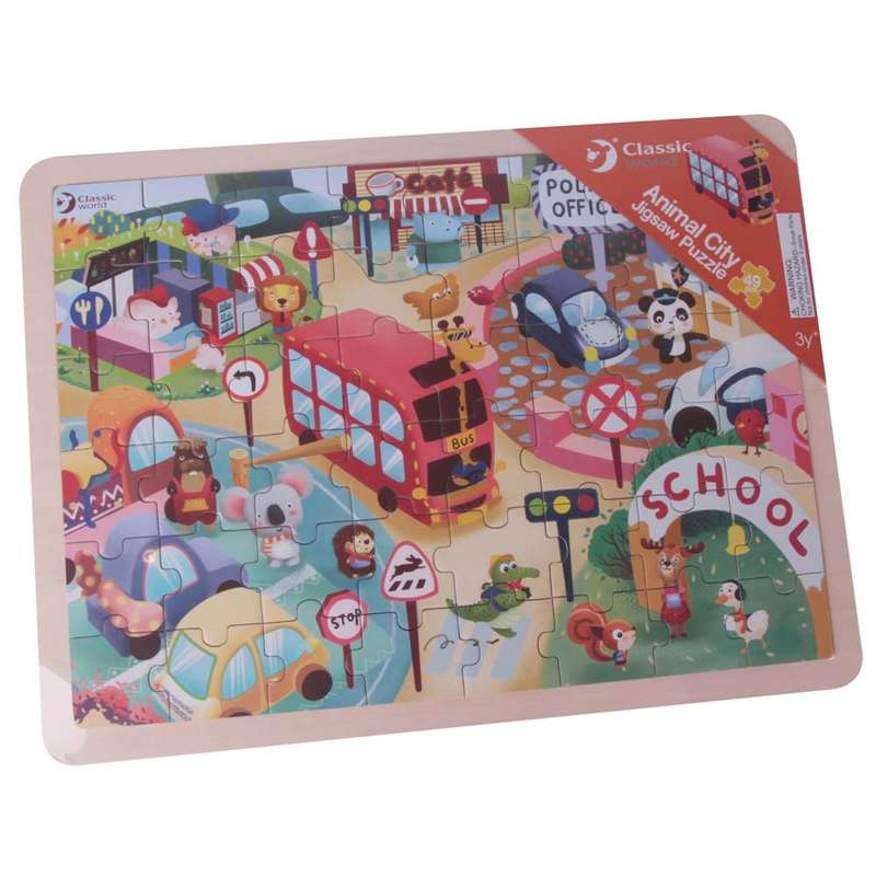 Classic World - Animal City Jigsaw Puzzle