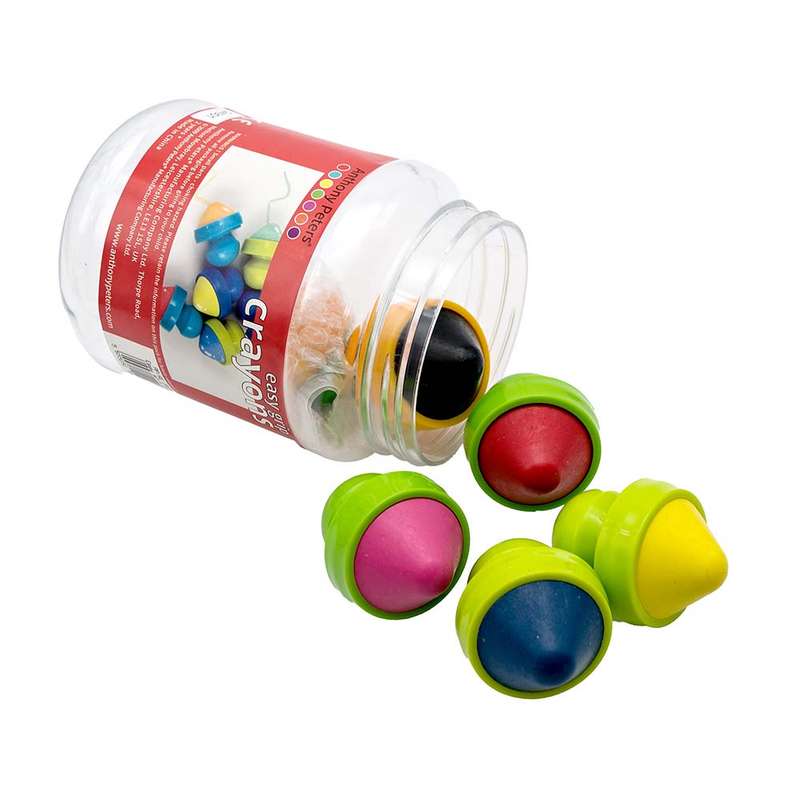 Anthony Peters - Easi-Grip - Crayons - 6pcs
