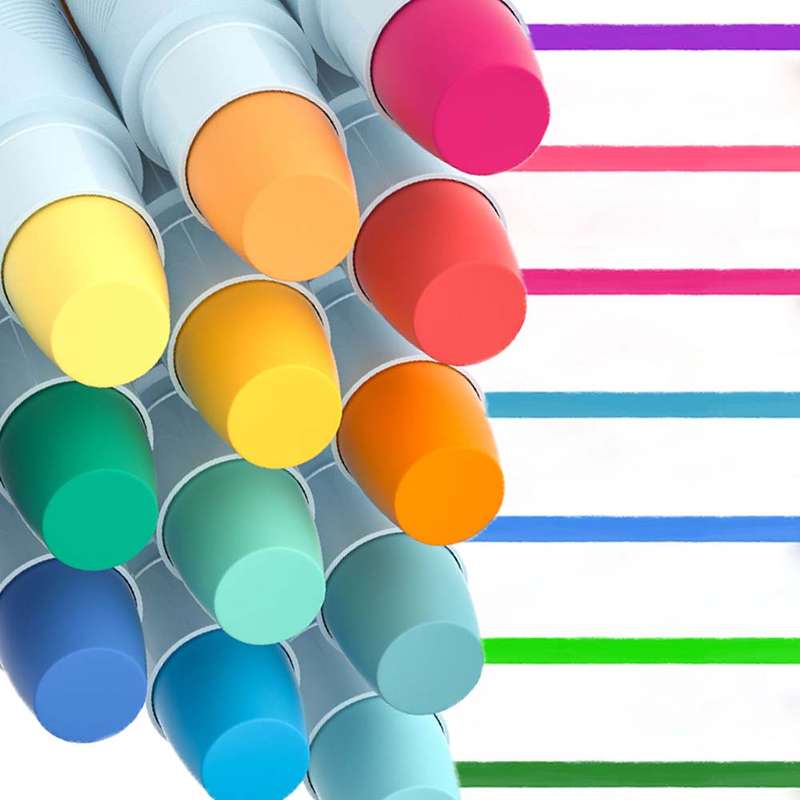 Mideer - Silky Crayon - 12 Colours