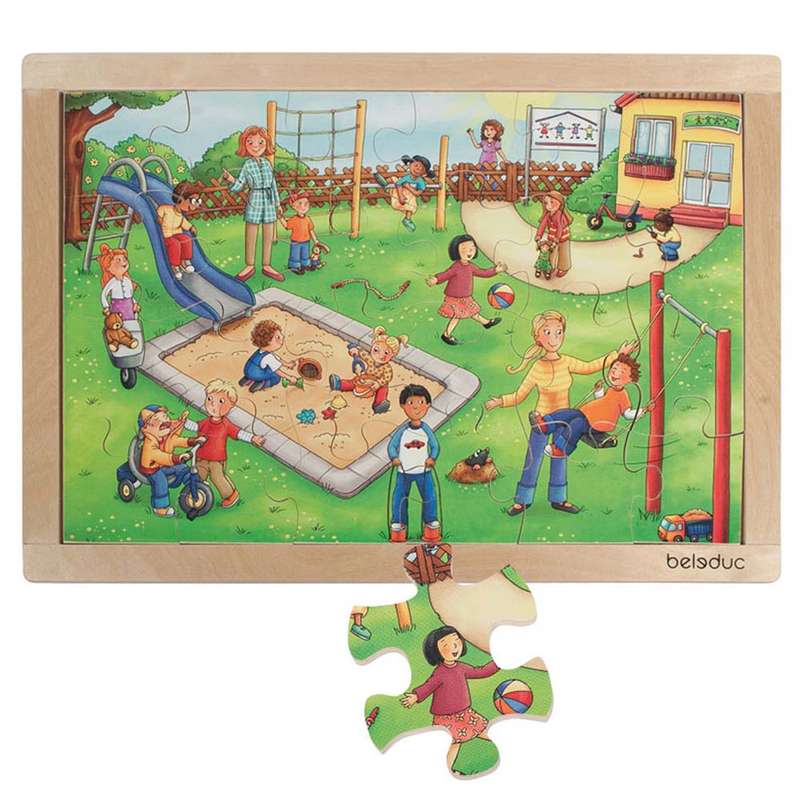 Beleduc - Frame Puzzle - Kindergarten - 24pcs
