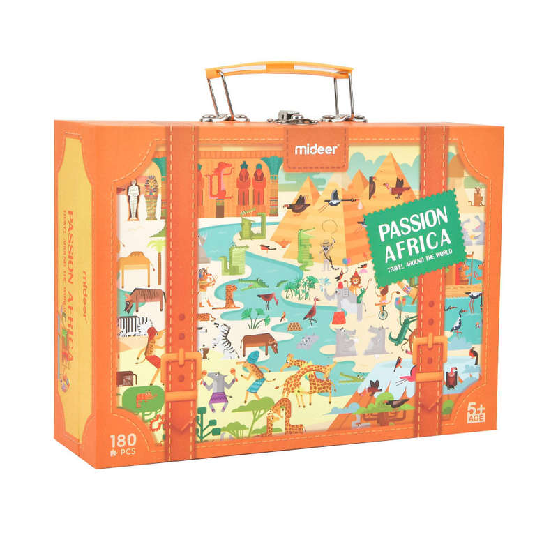 Mideer - Travel Around the World Puzzle - Passion Africa - 180pcs