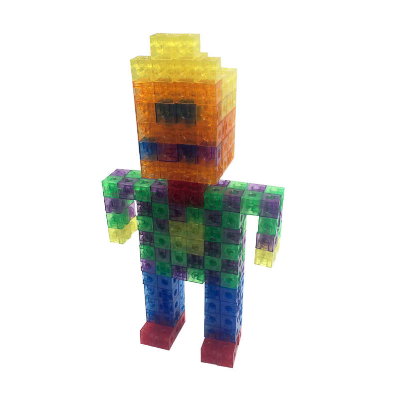 Create By Greenbean - Translucent Linking Cubes 300 Jar