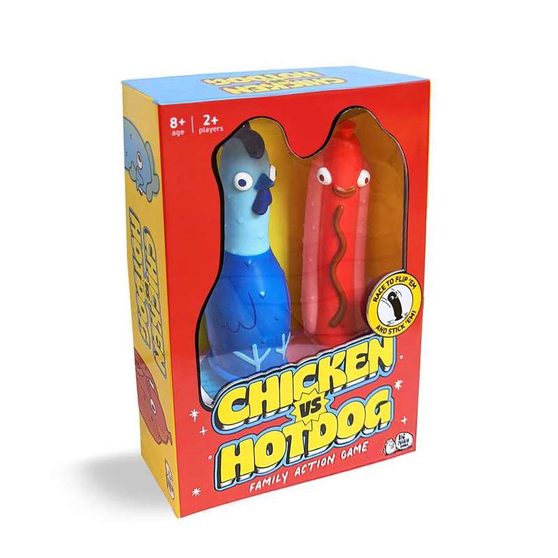 Big Potato Games - Chicken Vs. Hot Dog - Family Game - 2-4 Players