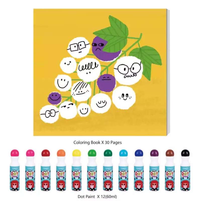 TookyToy - Dot Paint - 12 Colour