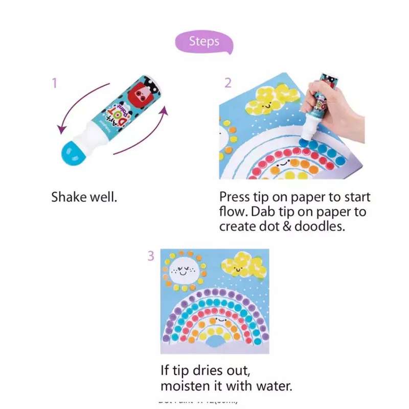 TookyToy - Dot Paint - 12 Colour