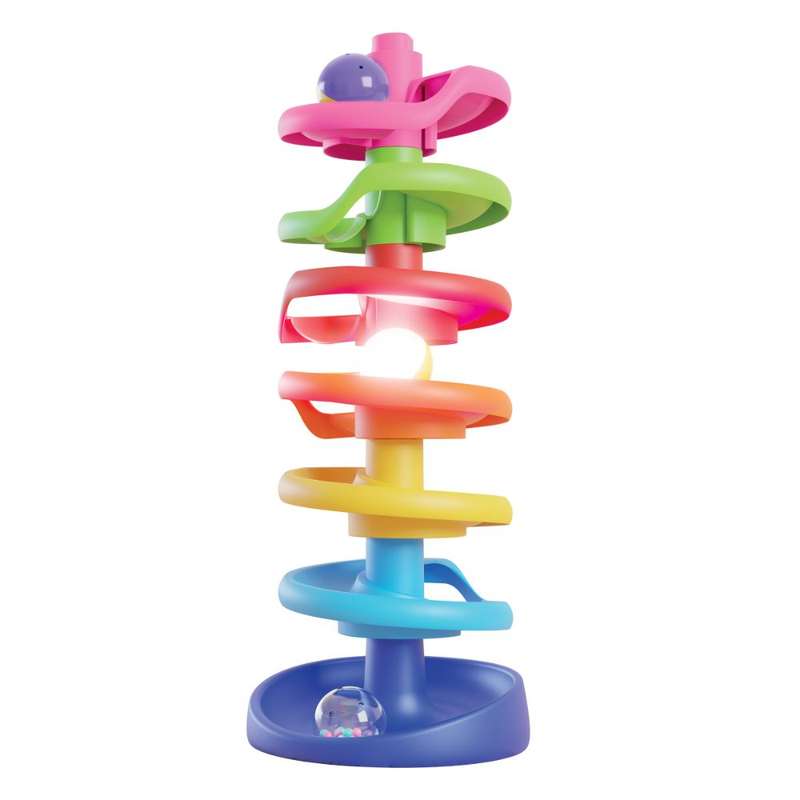 Quercetti - Spiral Tower Brightball: Swirling Ball Run
