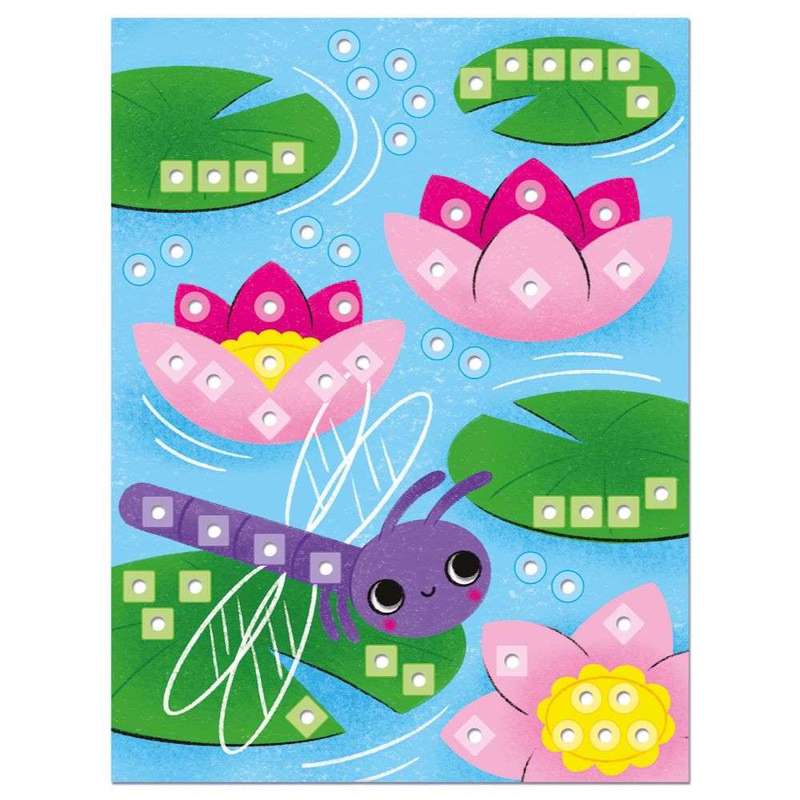 Quercetti - FantaColor Peg Board Set with Activity Cards: Nature
