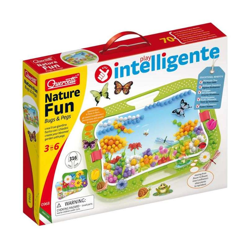Quercetti - Fun Bugs & Pegs